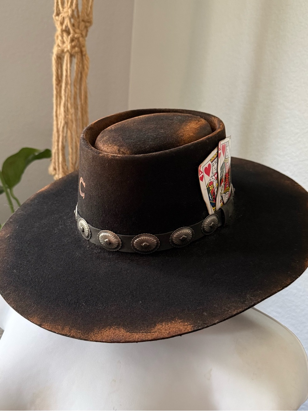 Charlie 1 Horse High Desert Distressed Black Western Cowboy Hat Small